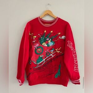 The Grinch Festive Red Holiday Sweater